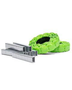 Stinger 136094 7/16" Crown x 1-1/2" Leg Staple w/Plastic Caps