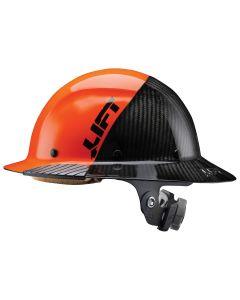 LIFT Safety HDF50C-19OC DAX Fifty50 Carbon Fiber Full Brim Orange Hard Hat