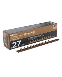 Brown (Level 2) Simpson Strong-Tie P27SL 0.27-Caliber Plastic, 10-Shot Strip Loads Imported