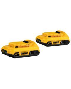 Dewalt DCB203-2 20V MAX Compact Lithium Ion Battery Pack