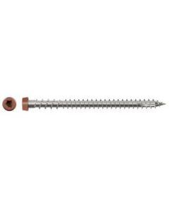 #10 x 2-3/4" Red 316 Stainless Steel DCU Composite Deck Screw DCU234S316RD