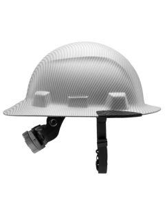 LIFT Safety iDAX Non-Vented White Carbon Fiber Hard Hat HIDNV-24CW