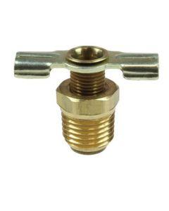 Coilhose ID02 1/8" MPT Drain Cock Brass Pipe Fitting