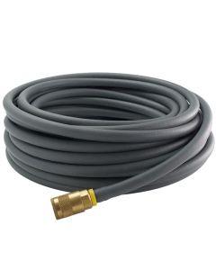 NPL14050C 1/4" x 50 ft. Gray Rubber Air Hose With Fittings