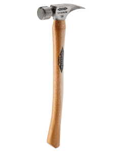 Stiletto TI14MC 14oz Milled Face, 18" Curved Hickory Handle Framing Hammer
