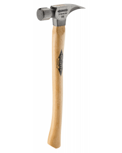 Stiletto TI16MC 16oz Milled Face, 18" Curved Hickory Handle Framing Hammer