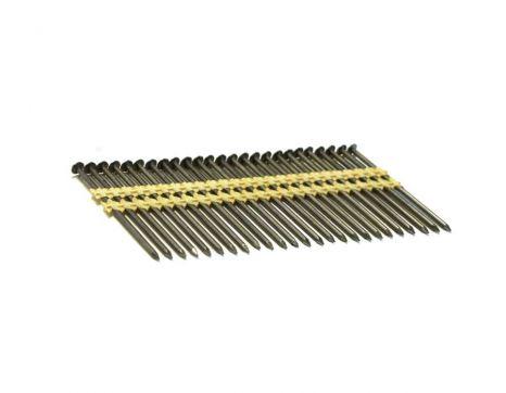 3-1/2 Inch x .131 21 Degree Smooth Shank Full Round Head Bright Basic  Plastic Strip Collated Duplex Nails | Metabo HPT 50312-16D