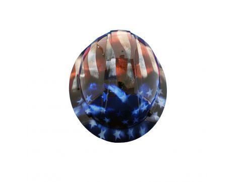 American flag full brim hard hats online