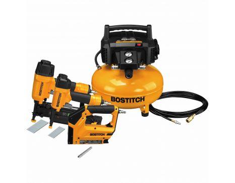 Bostitch 3-Tool Finish & Trim Combo Kit with Compressor