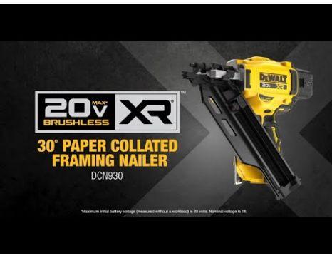 Dewalt 30 degree framing nailer 20v clearance