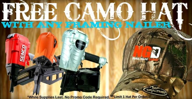 Framing Nailer Camo Hat CW 2016 SM
