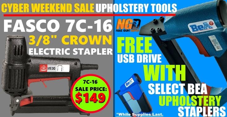 Nail Gun Depot Upholstery Stapler Sale