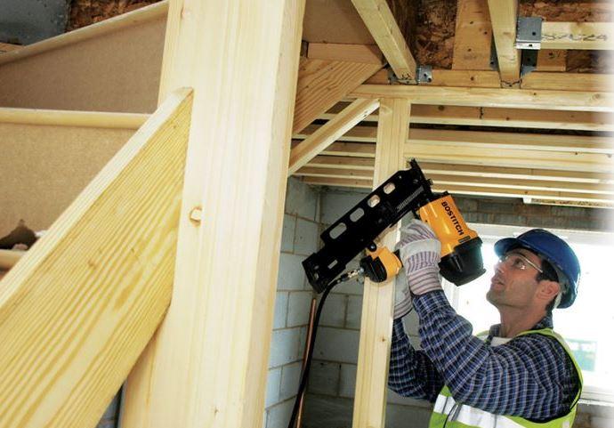 A 28-Degree Angled Framing Nailer, the Bostitch F28WW
