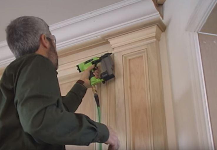 Using a micro-pin nailer for trim work