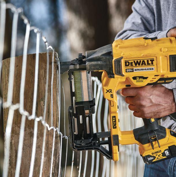 Power At Hand: The Dewalt DCFS950 Fencing Stapler