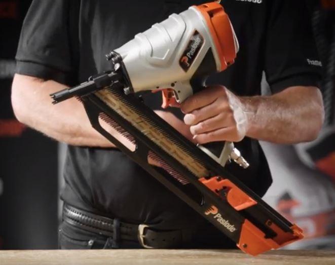 Bump and sequential nail gun triggers are available with the PowerMaster Plus