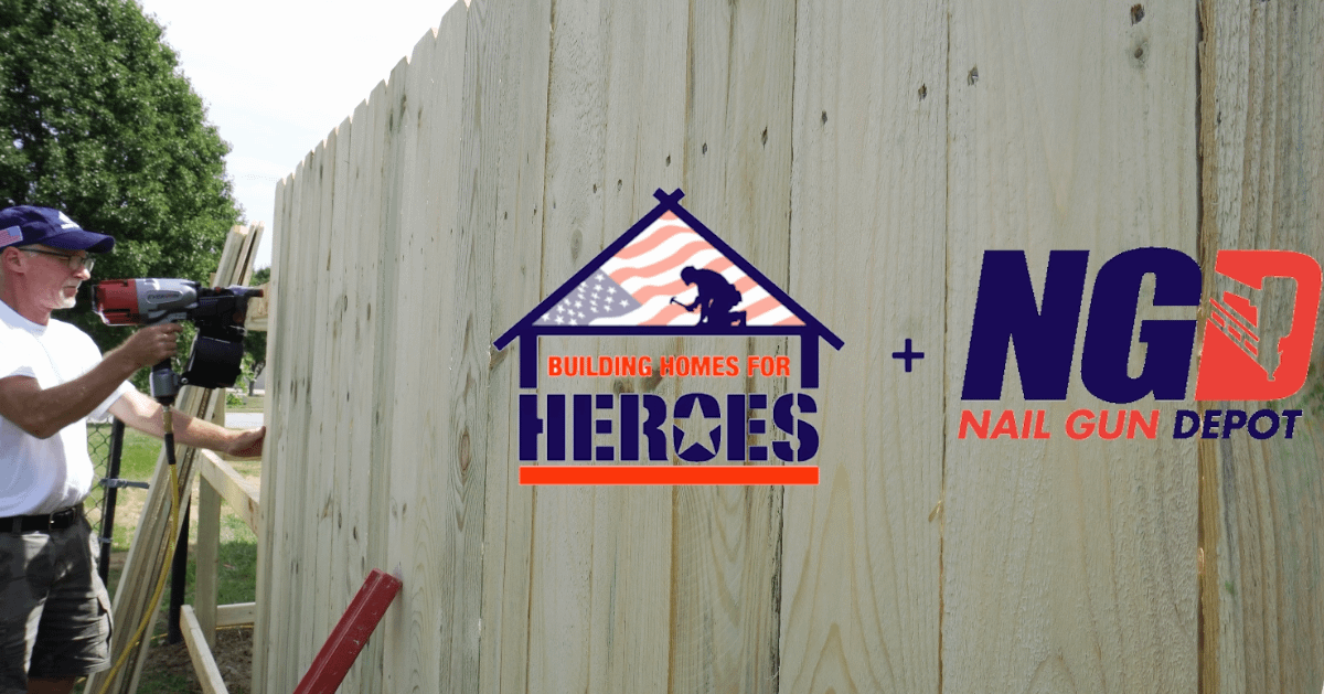 Building Beyond Bricks: Nail Gun Depot's Partnership with Building Homes For Heroes