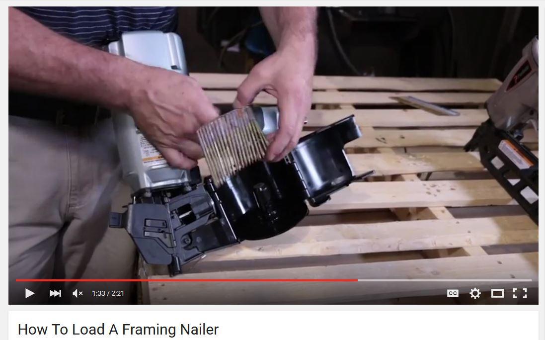 How To Load A Framing Nailer