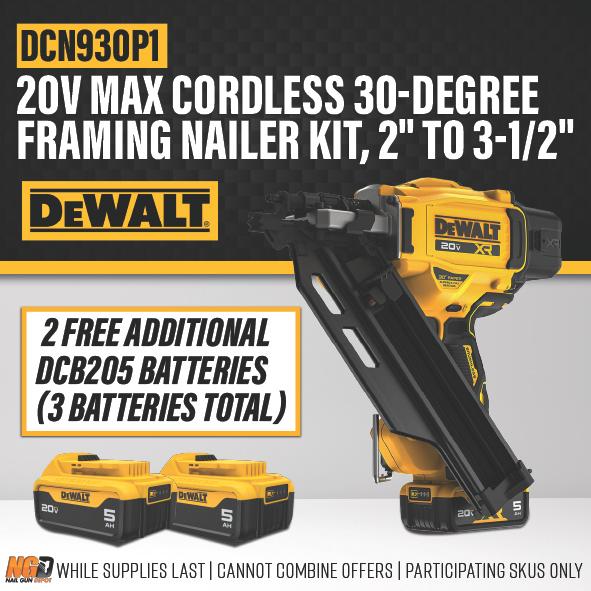 DEWALT FRAMER BATTERY