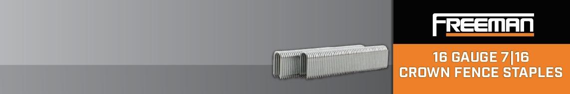 Nail Gun Depot 16 Gauge 7|16 Crown Fence Staples