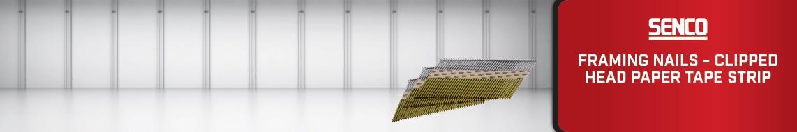 Nail Gun Depot Framing Nails - Clipped Head Paper Tape Strip