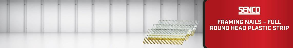 Nail Gun Depot Framing Nails - Full Round Head Plastic Strip