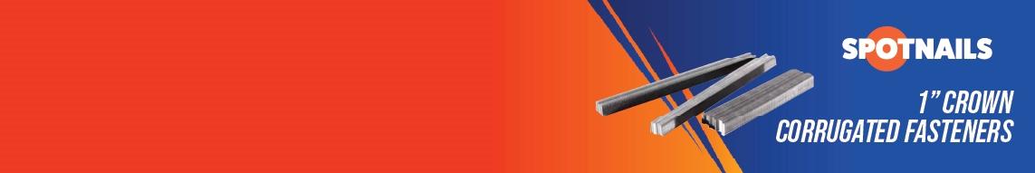 Nail Gun Depot Spotnails 1 Crown Corrugated Fasteners Nail Gun Depot 1 Crown Corrugated Fasteners” width=