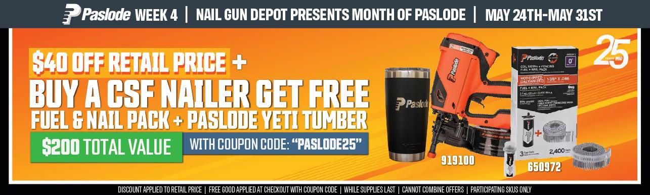 PASLODE WEEK 4